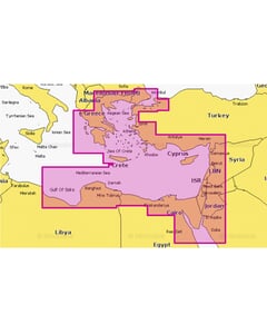 Navionics Platinum+ Large Chart: 34P+ - Mediterranean East - SD-Card