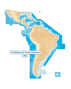 Navionics+ Chart: 3XG - Caribbean & South America - SD-Card