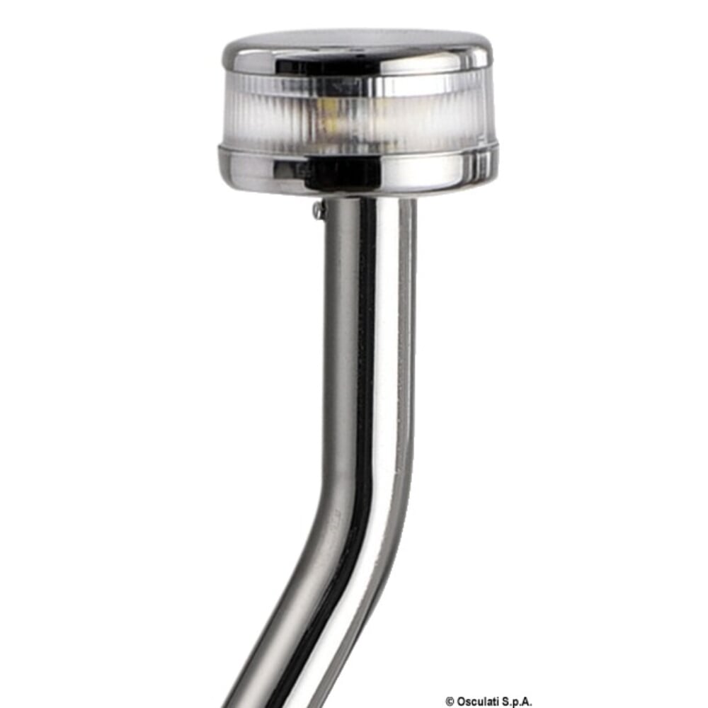 Osculati Evoled Smart 360 Angular SS Pole - 60cm 360° White