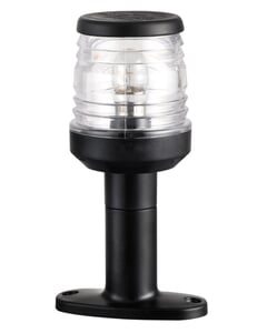 Osculati Classic LED Black Mooring Light With Base - 360° White
