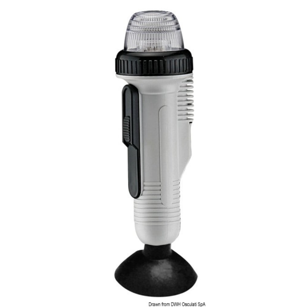 Osculati Battery Powered LED Light With Suction Cup - 360° White