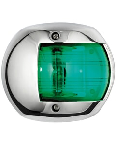 Osculati Compact 12 Stainless Steel Navigation Light - 112.5° Stbd