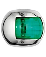 Osculati Compact 12 Stainless Steel Navigation Light - 112.5° Stbd