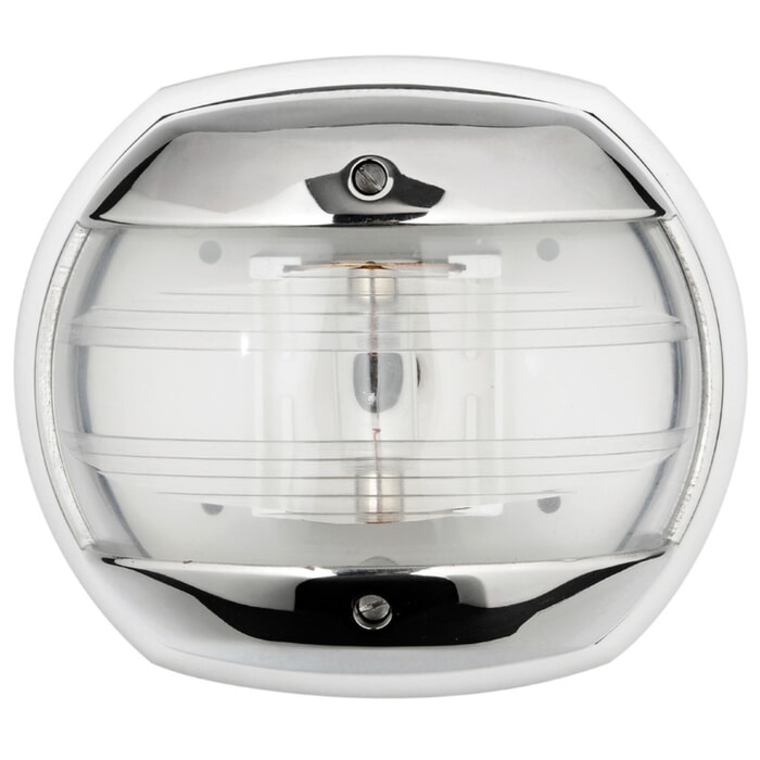 Osculati Classic LED Navigationslicht – 20 LED, 225° Sichtwinkel, Buglicht Mit VA-Stahl-Deckel
