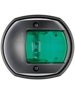 Osculati Black Compact 12 LED Navigation Light - 112.5° Starboard
