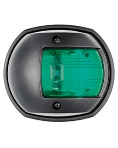Osculati Black Compact 12 LED Navigation Light - 112.5° Starboard
