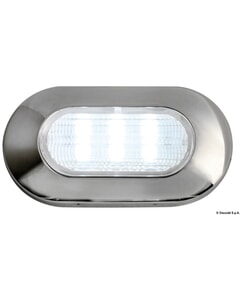 Osculati Stainless Steel Oval 6-LED Courtesy Light - Blue