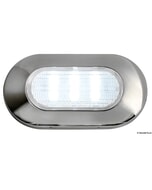 Osculati Stainless Steel Oval 6-LED Courtesy Light - White