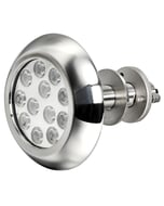 Osculati 140mm Round Stud Mount Underwater LED Light - White
