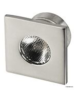 Osculati 35mm Square LED Ceiling Light - Blue 3W