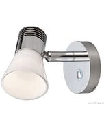 Osculati Dimmable Chrome & Glass Diffused Articulated LED Spotlight