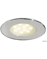 Osculati Atria Polished SS LED Ceiling Light - White