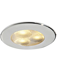 Osculati Atria Polished SS HD LED Ceiling Light - White