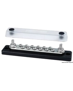 Osculati Techno Shared Bus Bar With Cover - 12 x 4mm & 2 x 6mm