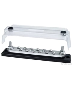 Osculati Techno Maxi Bus Bar With Cover - 12 x 5mm & 2 x 8mm