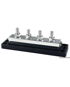 Osculati Techno Maxi Bus Bar With Cover - 4 x 10mm