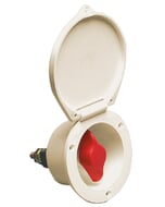 Osculati RAL 9010 Recessed Heavy Duty Battery Switch - 280A