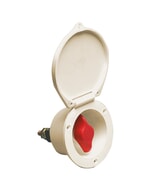 Osculati RAL 9010 Recessed Heavy Duty Battery Switch - 280A