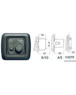 Osculati Dark Grey Electronic Dimmer Switch - 40W