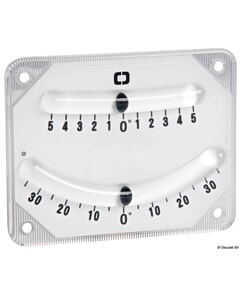 Osculati Double Bubble Inclinometer - 100 x 80mm