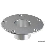 Osculati Polished Aluminium Recessed Table Leg Support Base - 160mm