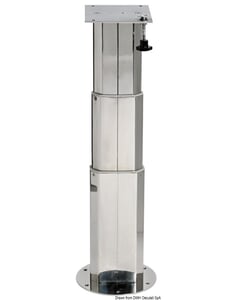 Osculati Stainless Steel Telescopic Table Pedestal - 325 - 720mm