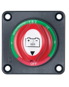 BEP Battery Selector Switch Panel Mount 1-2-Both-Off 48V Max. 200A Continuous - Bulk Pack Qty 24