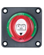 BEP Battery Selector Switch Panel Mount 1-2-Both-Off 48V Max. 200A Continuous