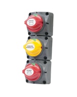 BEP Battery Distribution Cluster For Single Engine With 2 DEDICATED Battery Banks 3 x 701 Vertical