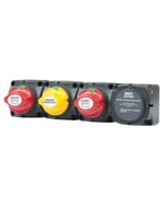 BEP Horizontal Battery Distribution Cluster For Single Engine With Two Battery Banks