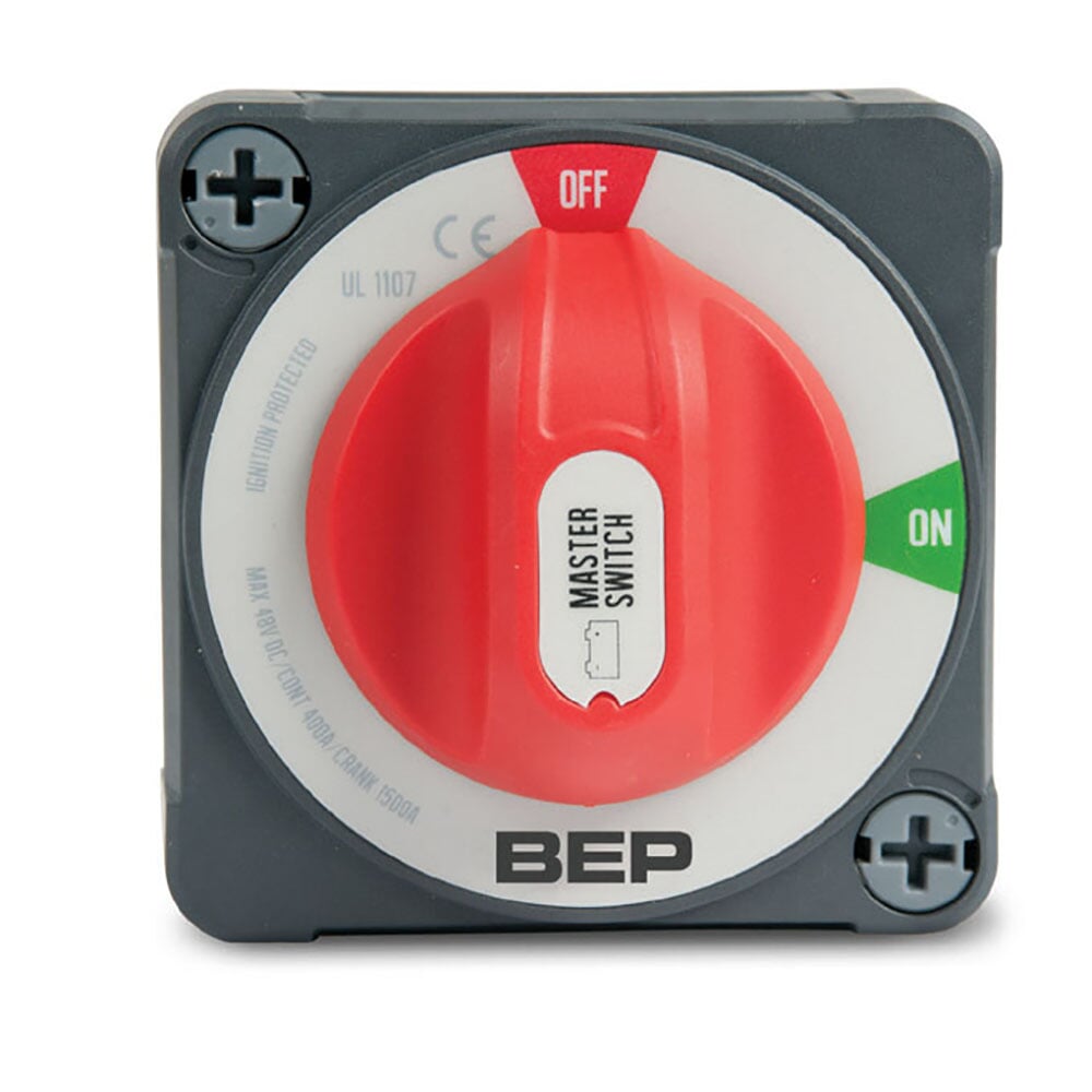 BEP Battery Swtch Pro Installer Double Pole EZ Mount Surf Mnt Onlyon/off 48V Max. 400A Cont