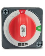BEP Battery Swtch Pro Installer Double Pole EZ Mount Surf Mnt Only On/Off 48V MAX. 400A Cont (BULK)