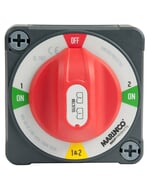 BEP Battery Swtch Pro Installer 1/2/Both/Off EZ Mount Surf Mnt Only 48V MAX. 400A Cont (BULK)