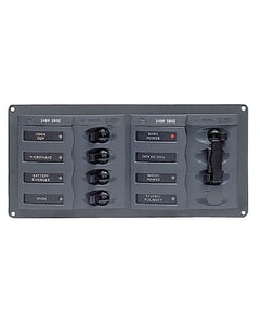 BEP Circuit Breaker Panel AC 230V 4X Single Pole 2 x 10A 2 x 15A 2X Double Pole 2 x 20A