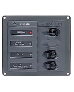 BEP Circuit Breaker Panel AC 230V 2X Single Pole 2 x 10A 1X Double Pole 1 x 20A