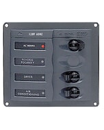 BEP Circuit Breaker Panel AC 110V 2X Single Pole 2 x 15A 1X Double Pole 1 x 30A