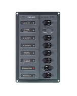 BEP Circuit Breaker Panel AC 110V 6X Single Pole 3 x 15A 2 x 20A 1 x 25A 1X Double Pole 1X 30A Vertical