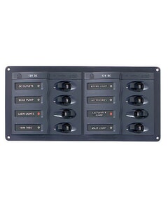 BEP DC Circuit Breaker Panel - 8 Circuits