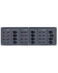 BEP Circuit Breaker Panel DC 12V 12X Single Pole 3 x 5A 4 x 10A 4 x 15A 1 x 25A