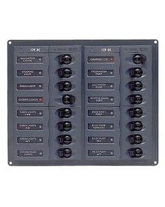 BEP Circuit Breaker Panel DC 12V 8X Double Pole