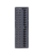 BEP Circuit Breaker Panel DC 12V 16X Single Pole 4 x 5A 5 x 10A 5 x 15A 1 x 20A 1 x 25A Vertical