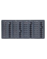 BEP Circuit Breaker Panel DC 12V 32X Single Pole 7 x 5A 11 x 10A 11 x 15A 1 x 20A 1 x 25A 1 x 30A Horizontal
