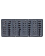 BEP Circuit Breaker Panel DC 12V 32X Single Pole 7 x 5A 11 x 10A 11 x 15A 1 x 20A 1 x 25A 1 x 30A Horizontal