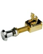 BEP Switch Push-Pull Off-On1&2 6-36V DC 10A Screw Terminals