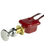 BEP Switch Push-Pull Off-On 6-36V DC 10A Wire Leads 16 AWG