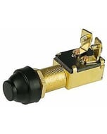 BEP Switch Push Button Off-(On) 6-36V DC 10A Screw Terminals