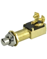 BEP Switch Push Button Off-(On) 6-36V DC 10A Screw Terminals Recessed