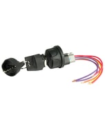 BEP Swtch Ign Accessory-Off/Ign&Accessory/Start 12/24V DC 10A@12V 5A@24V DEUTSCH Connector Sealed