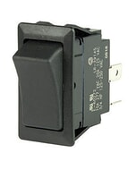 BEP Switch Rocker Off-On Single Pole 12/24V 1/4 in Terminal Blades Sealed