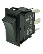 BEP Switch Rocker On-Off-On Double Pole 12V 1/4 in Terminal Blades